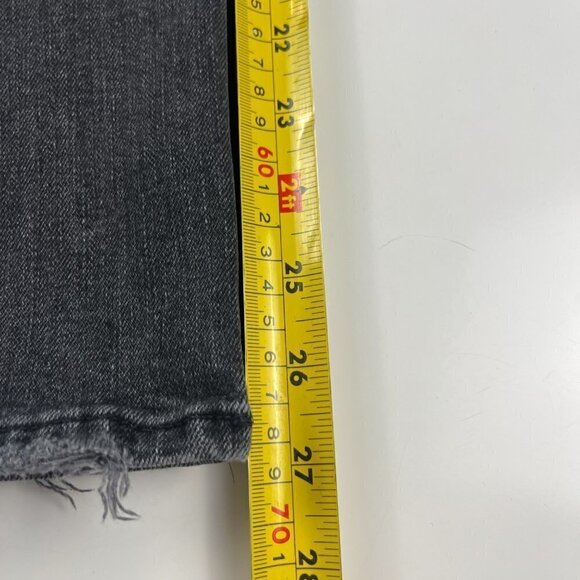 Abercrombie & fitch athletic skinny stretch jeans distressed size 28 x30 black - Picture 9 of 9